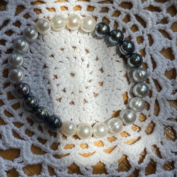 Tica Rose 925 pearl necklace & bracelet - Picture 8 of 16